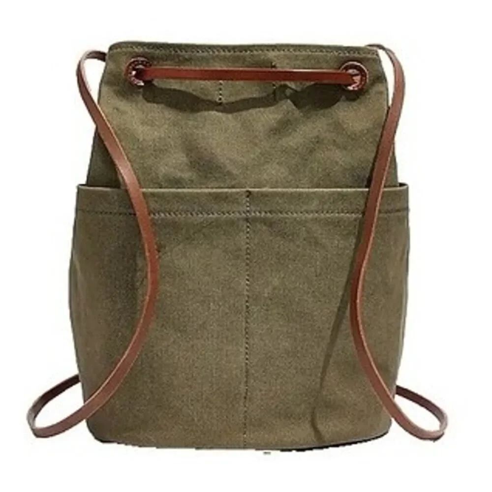 Madewell Khaki Canvas Backpack